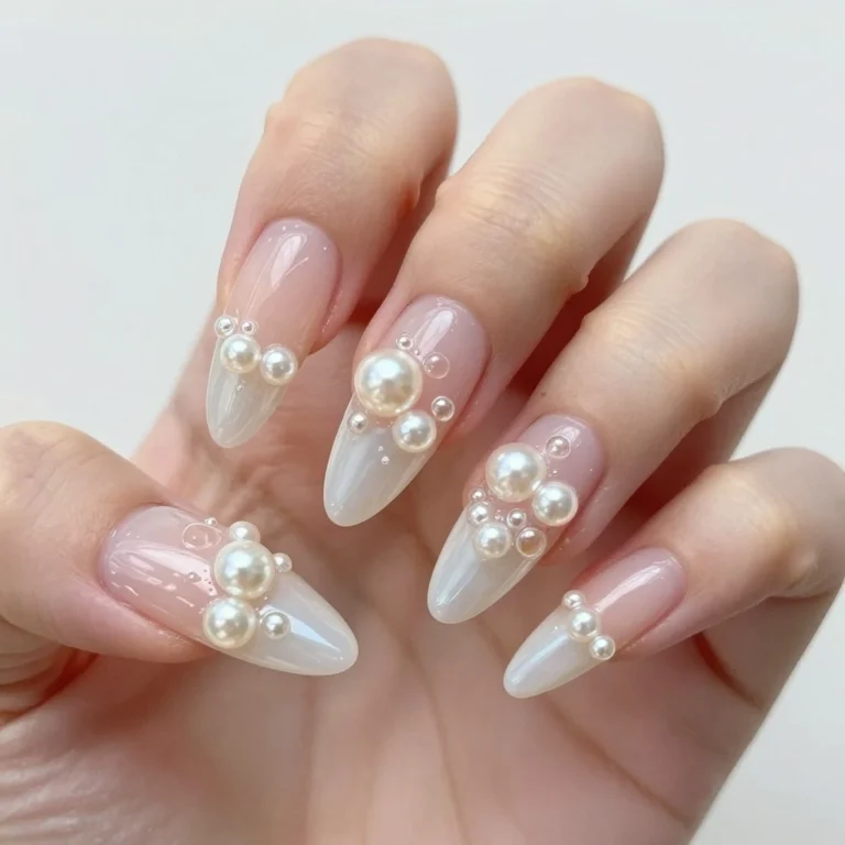 Bubble Bath Nail Designs