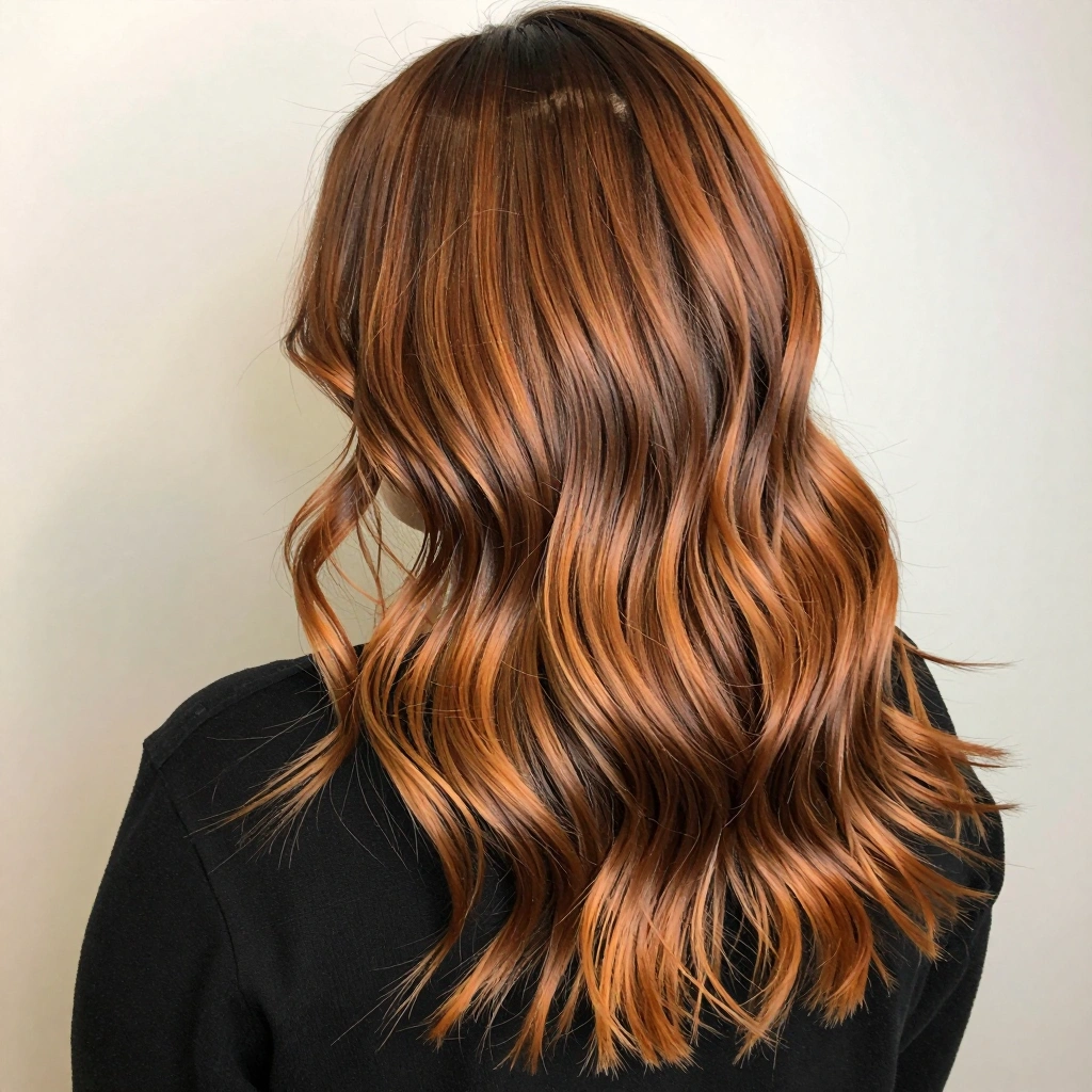 Classic Pumpkin Spice Balayage