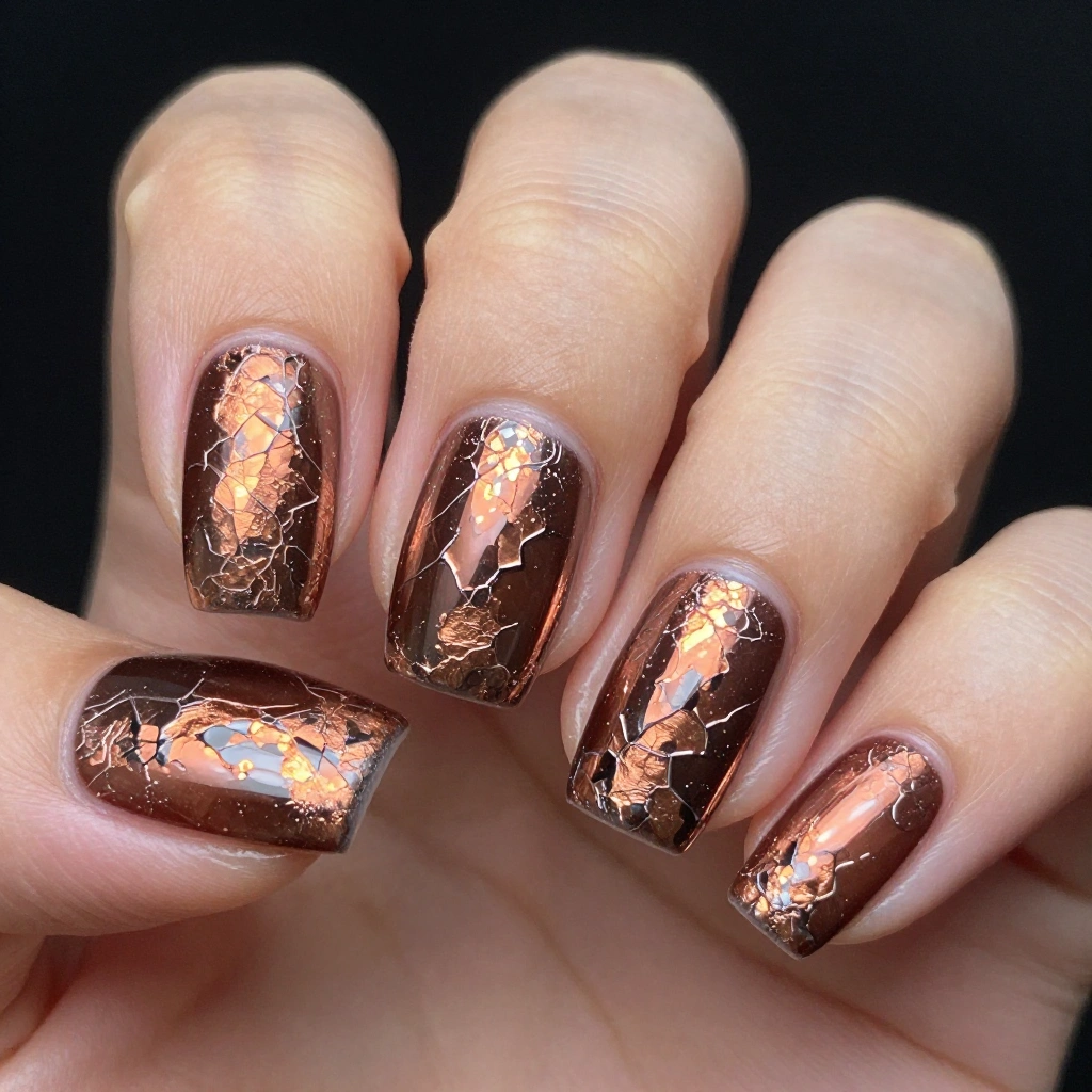 Copper Foil Square Nails