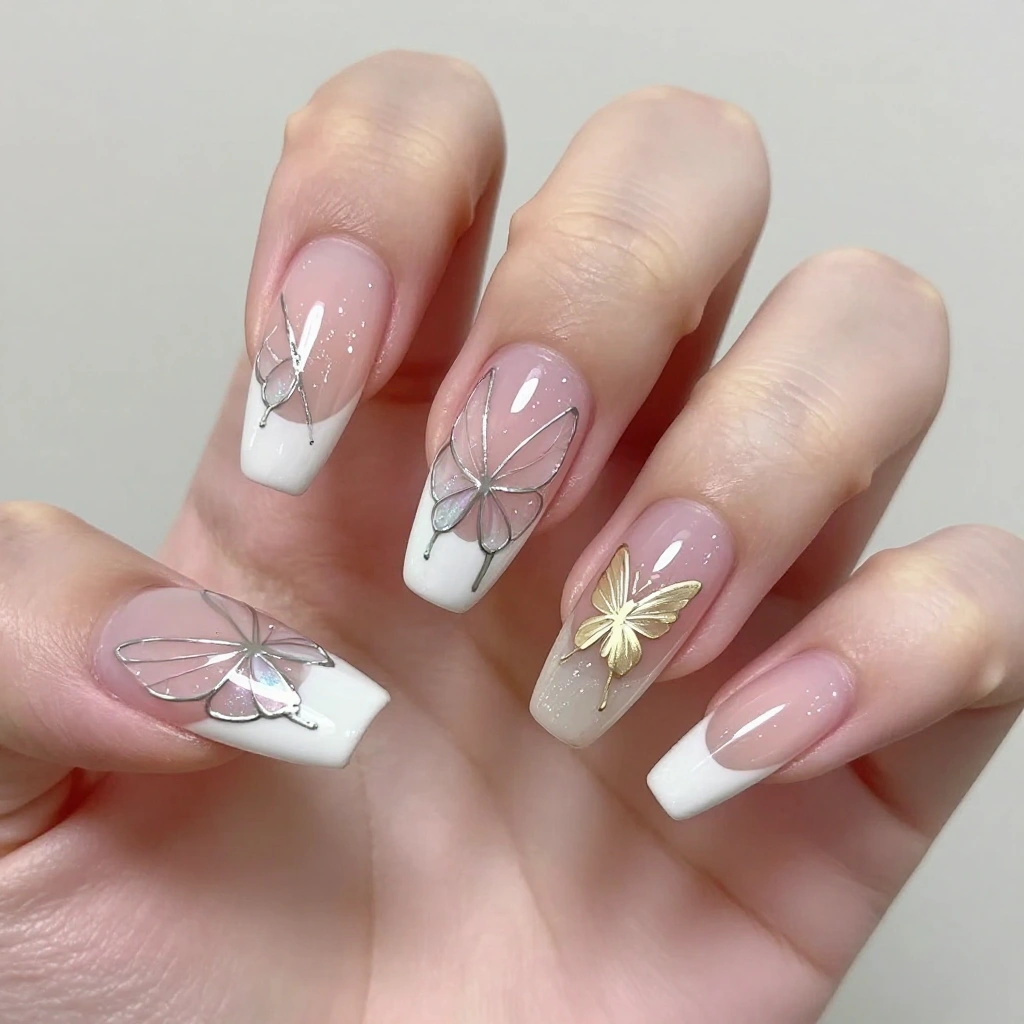 Fairy Wing French Tips