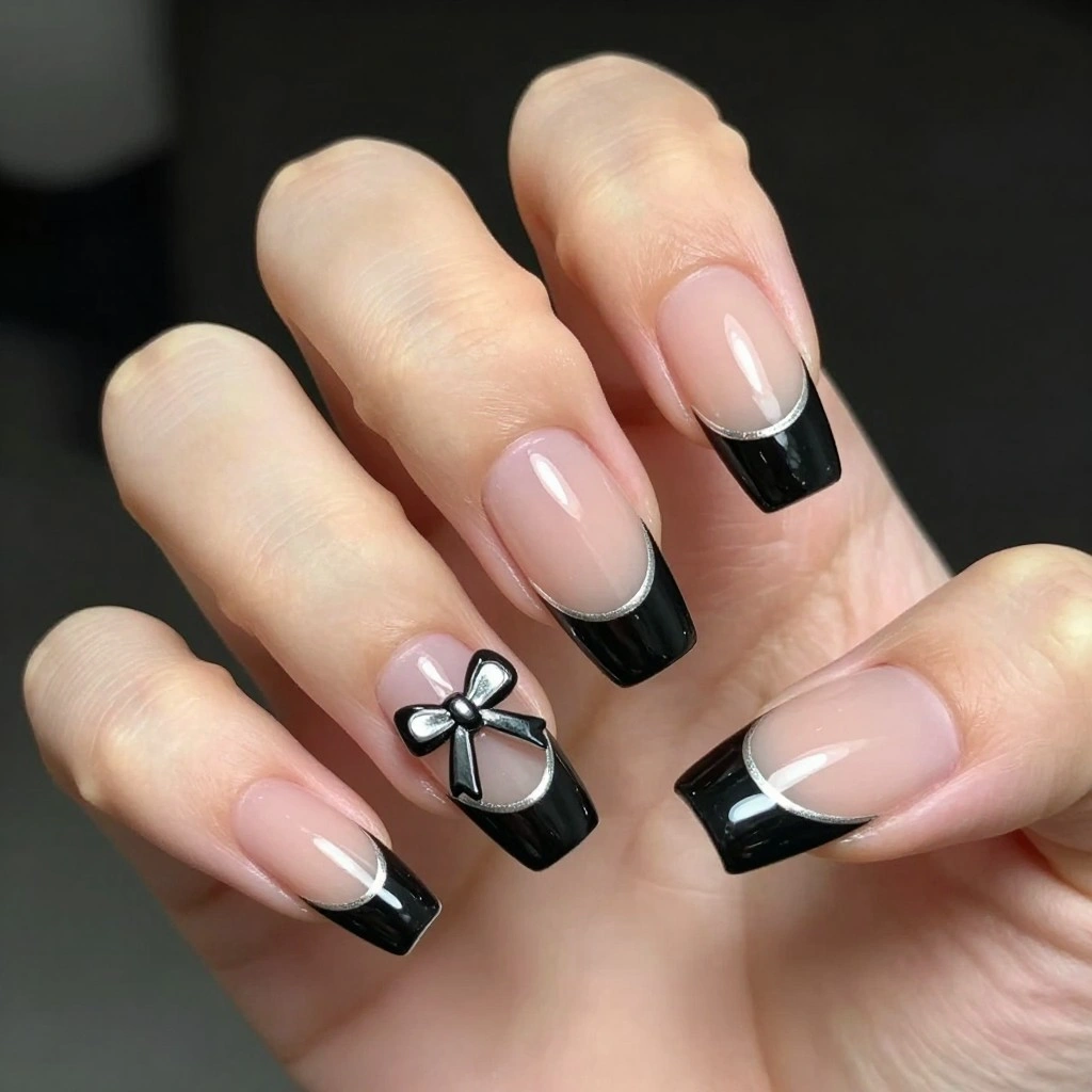 Fashion Week Runway French Nails