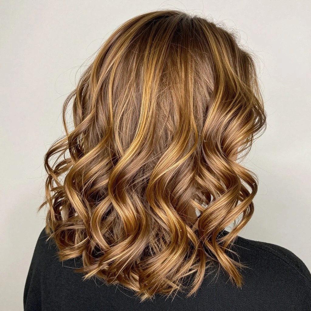 Golden Caramel Highlights