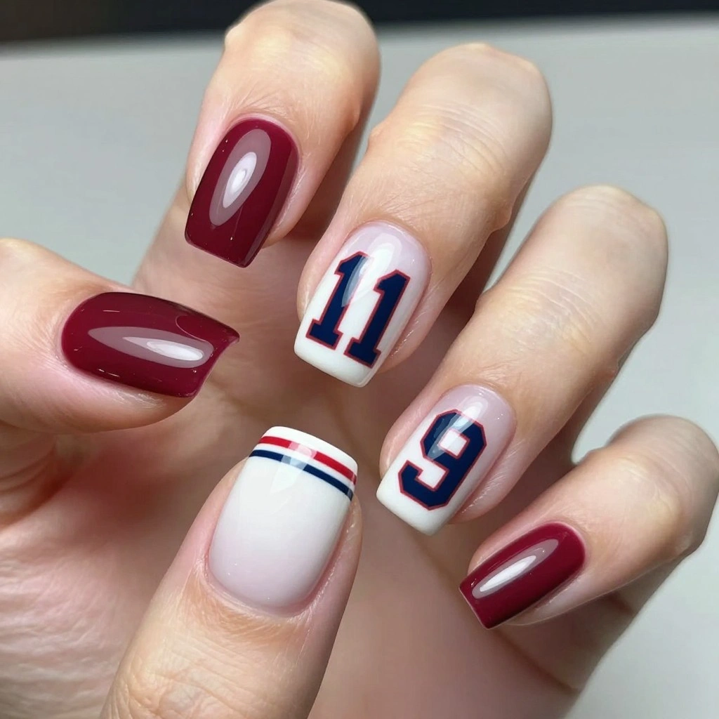 Football Nail Art