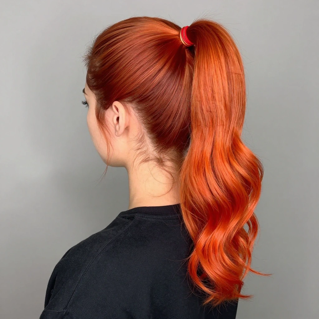 Ombre Sunset Ponytail