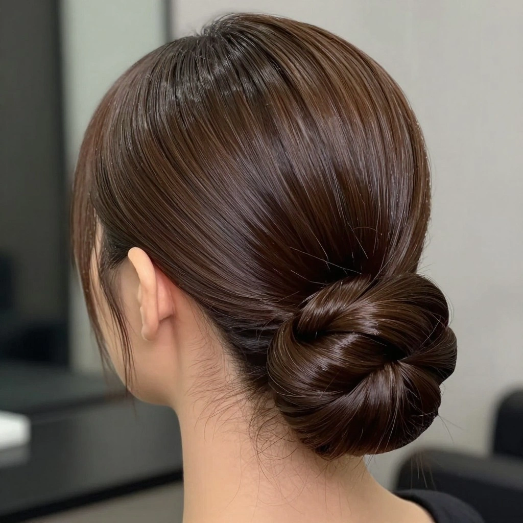 Sleek Low Bun