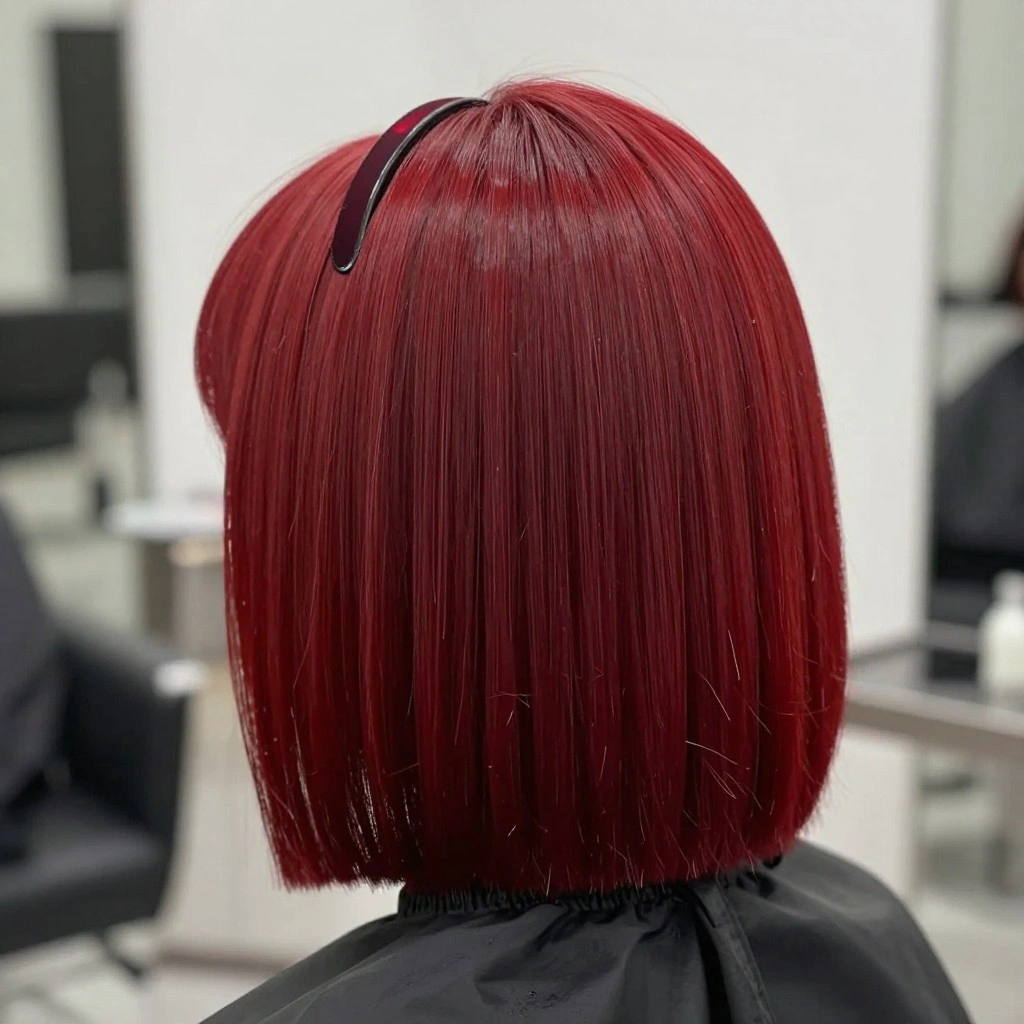 Sleek Villain Red Bob