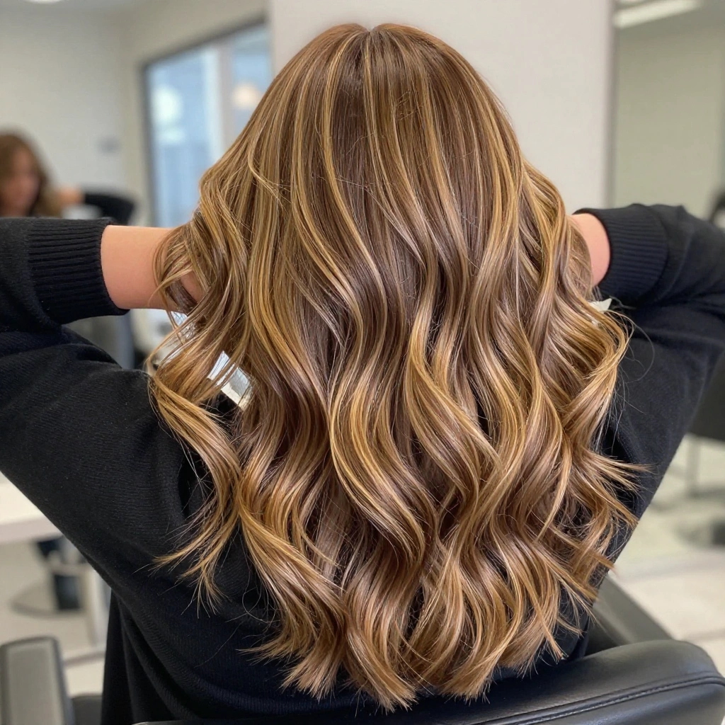 Toffee Blonde Highlights