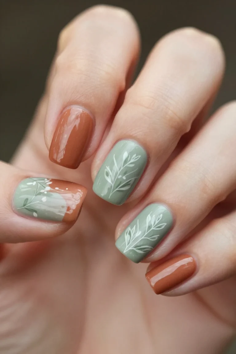 september gel nails designs