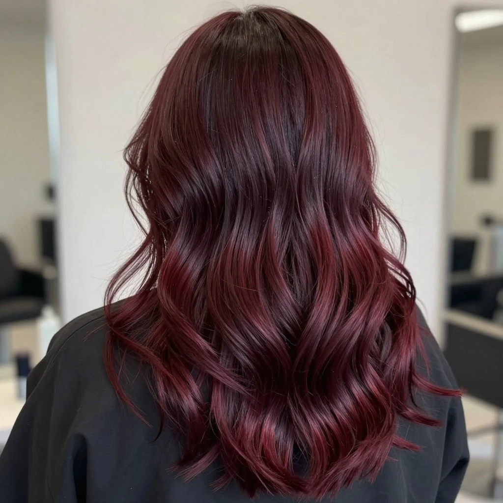 Burgundy Balayage