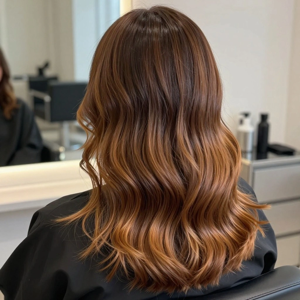 Caramel Balayage Ombre