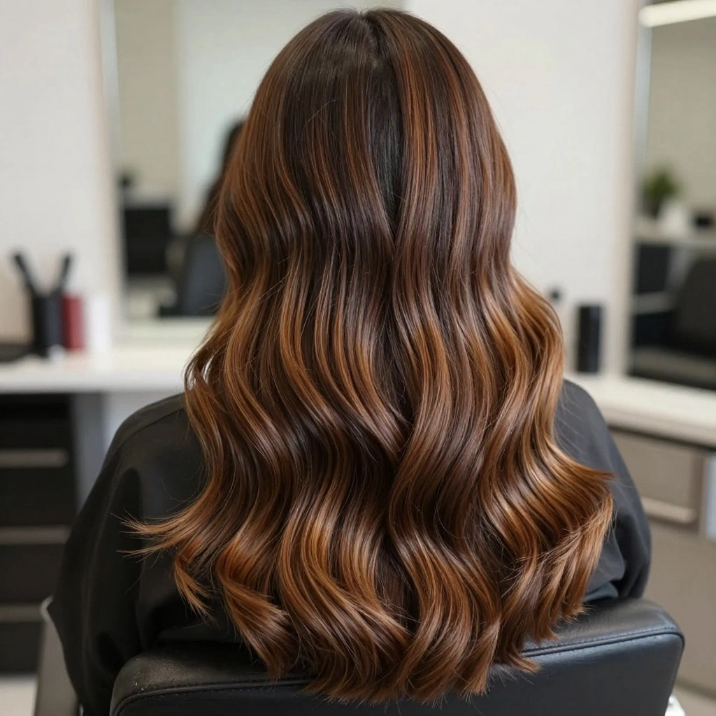 Classic Mocha Brown Balayage