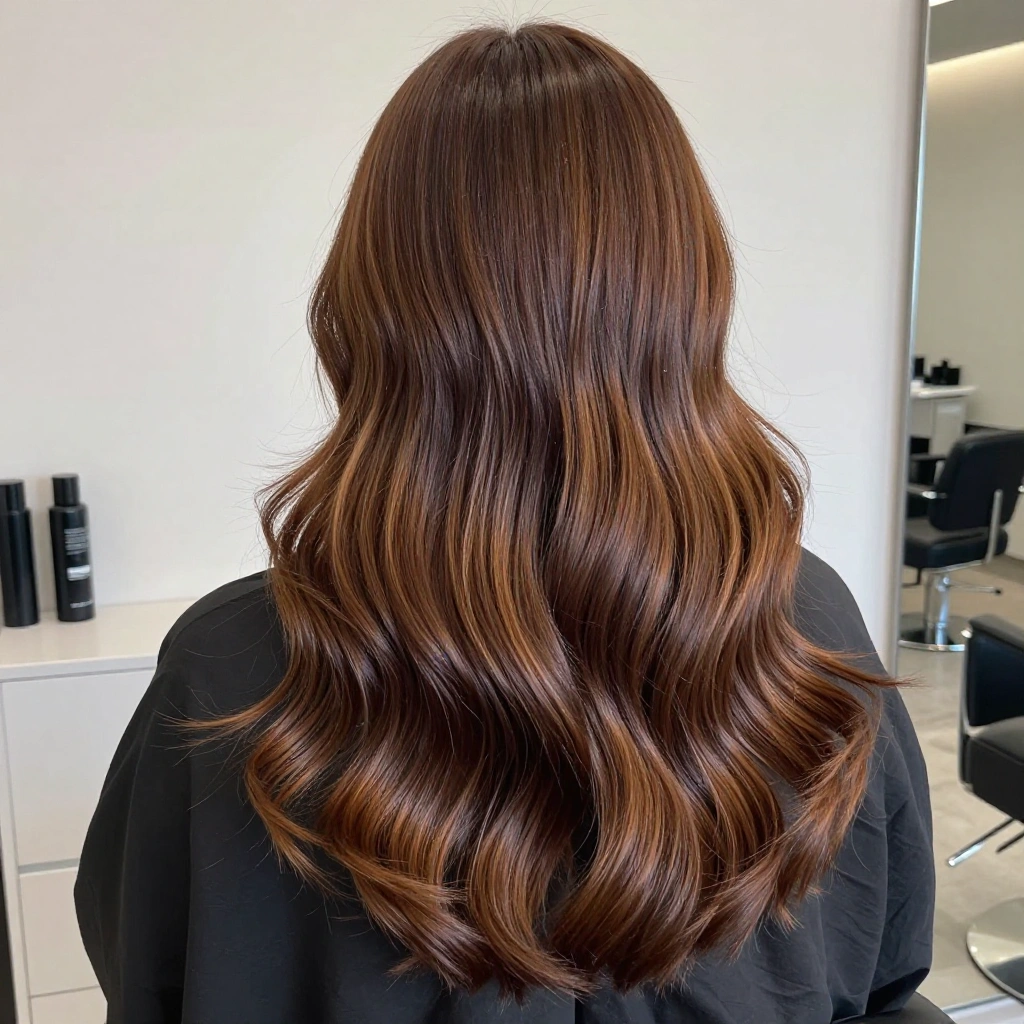 Classic Soft Light Brown Balayage