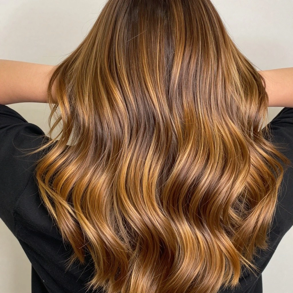Golden Caramel Balayage