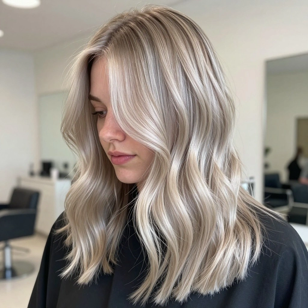 Icy Blonde Balayage