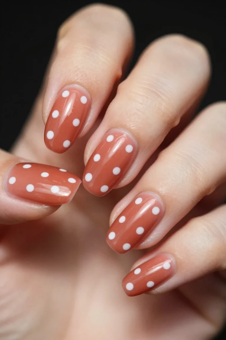 September Polka Dot Nails