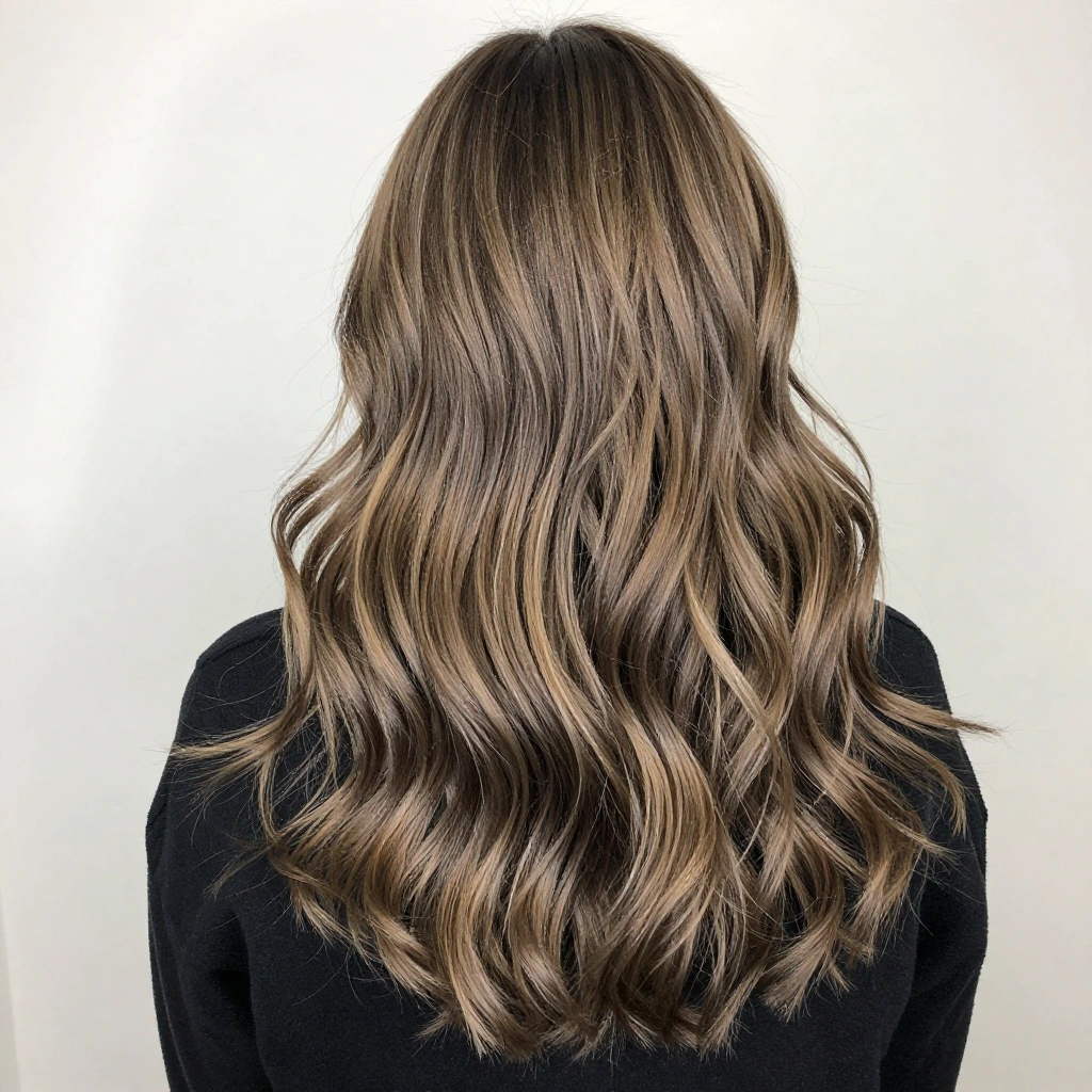Mushroom Balayage Beach Waves