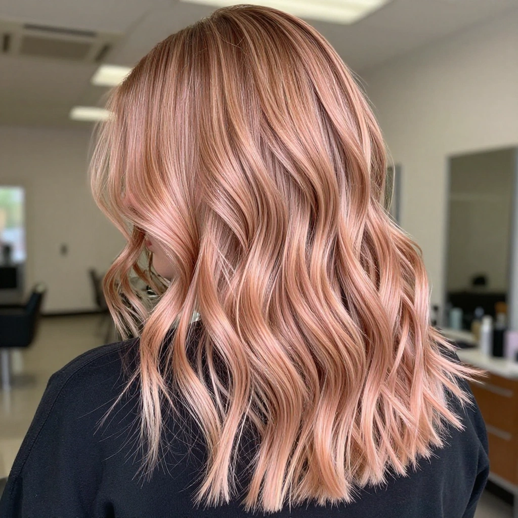 Rose Gold Balayage