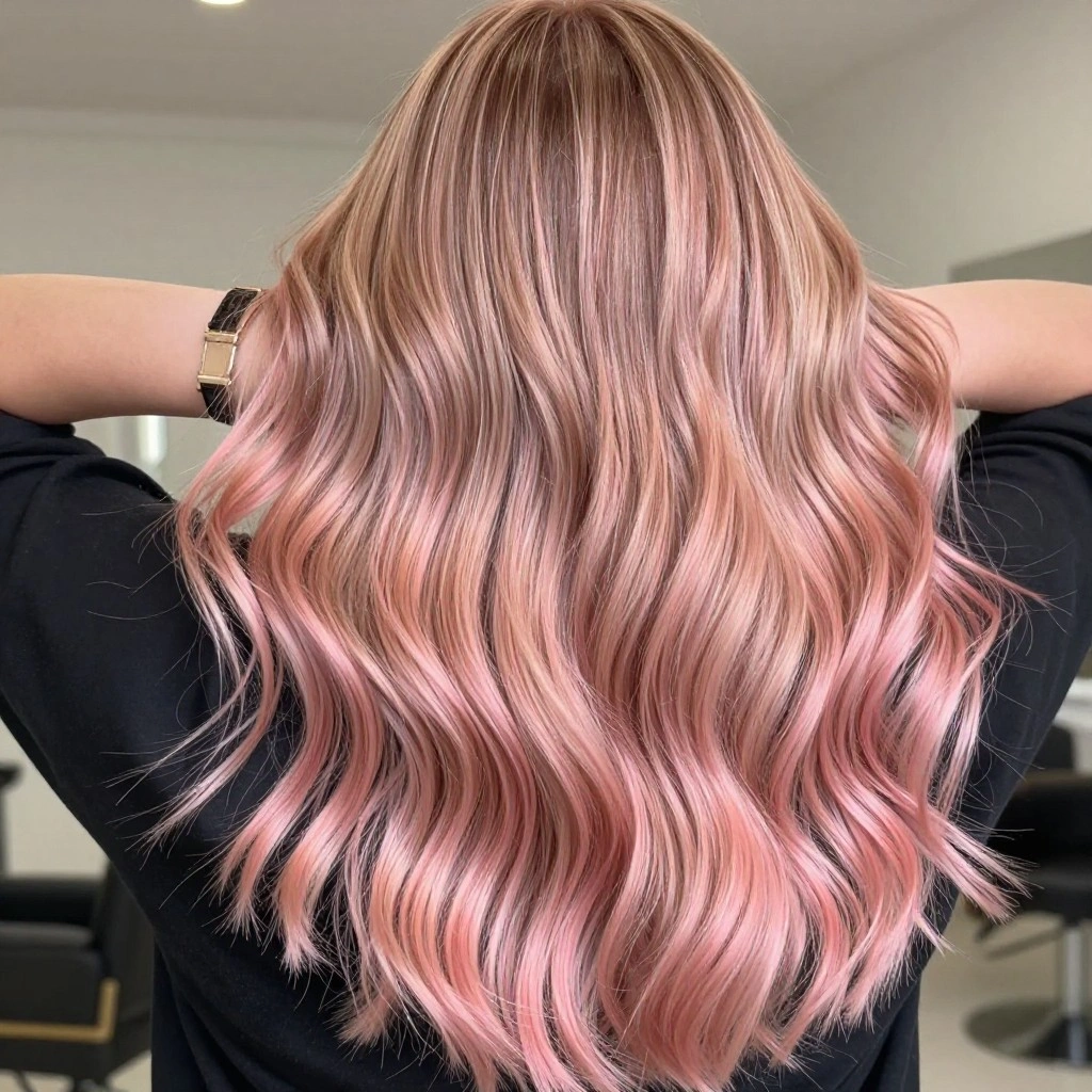 Rose Gold Balayage