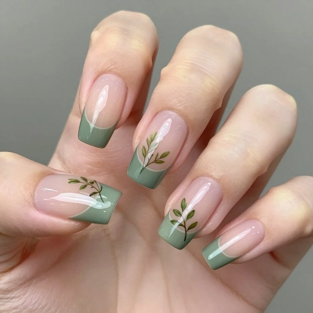 Sage Green Botanical French