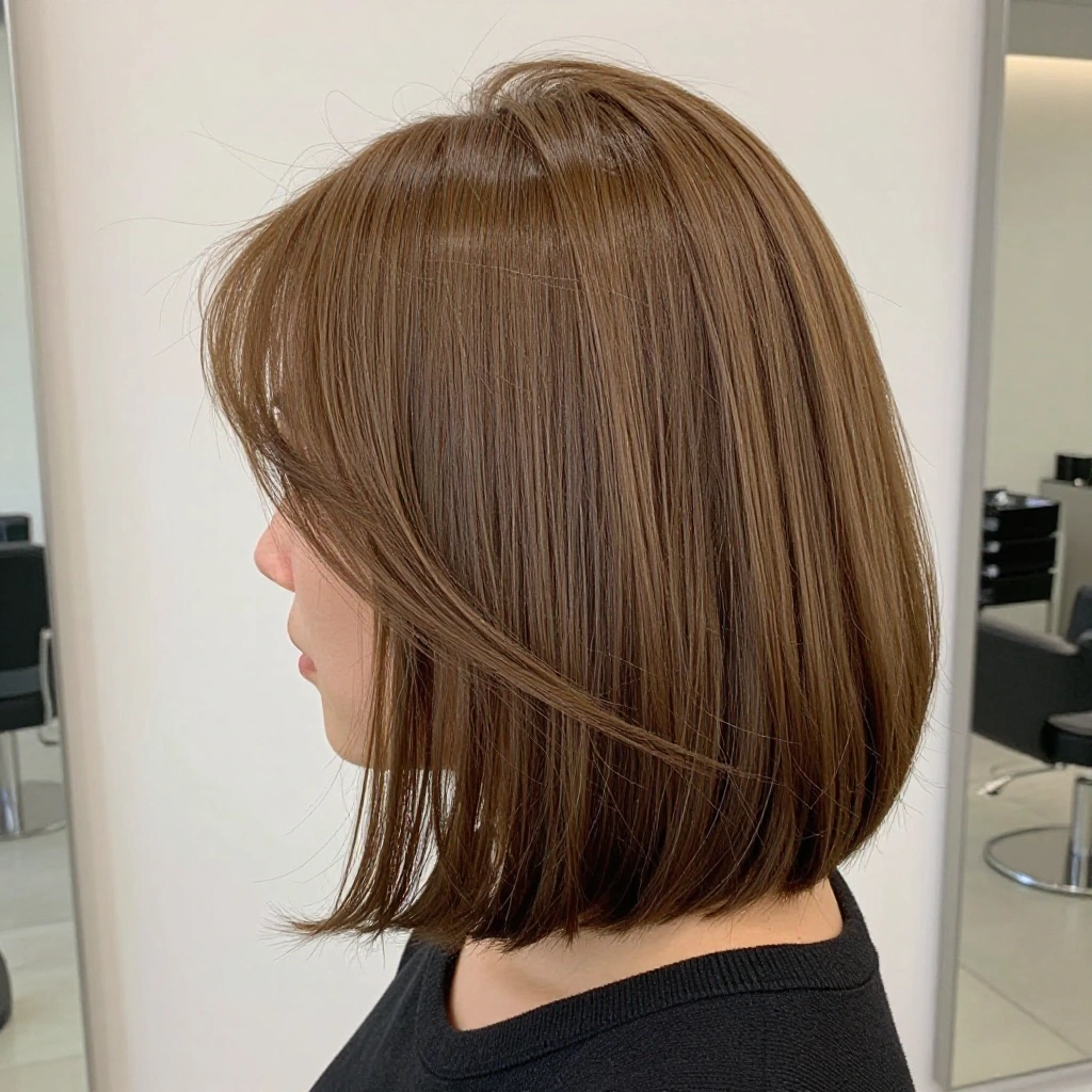 Soft Balayage for Short Bob