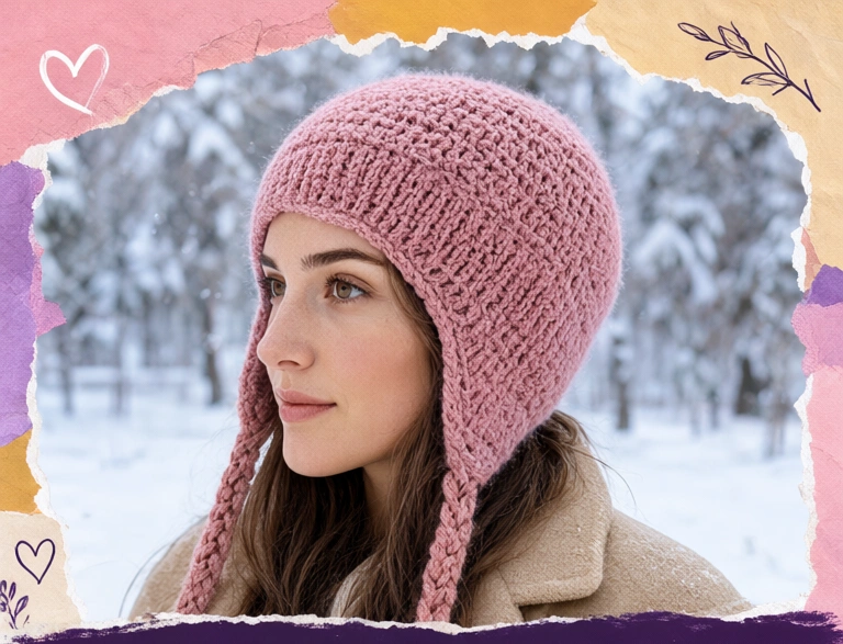 5 Crochet Beanie with Earflaps Free Pattern to Keep You Warm This Winter