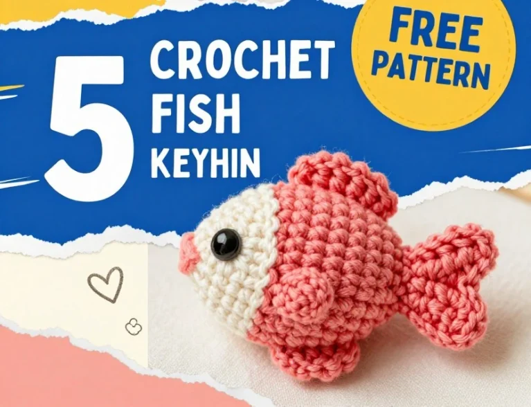 5 Crochet Fish Keychain Free Pattern Ideas to Make This Weekend
